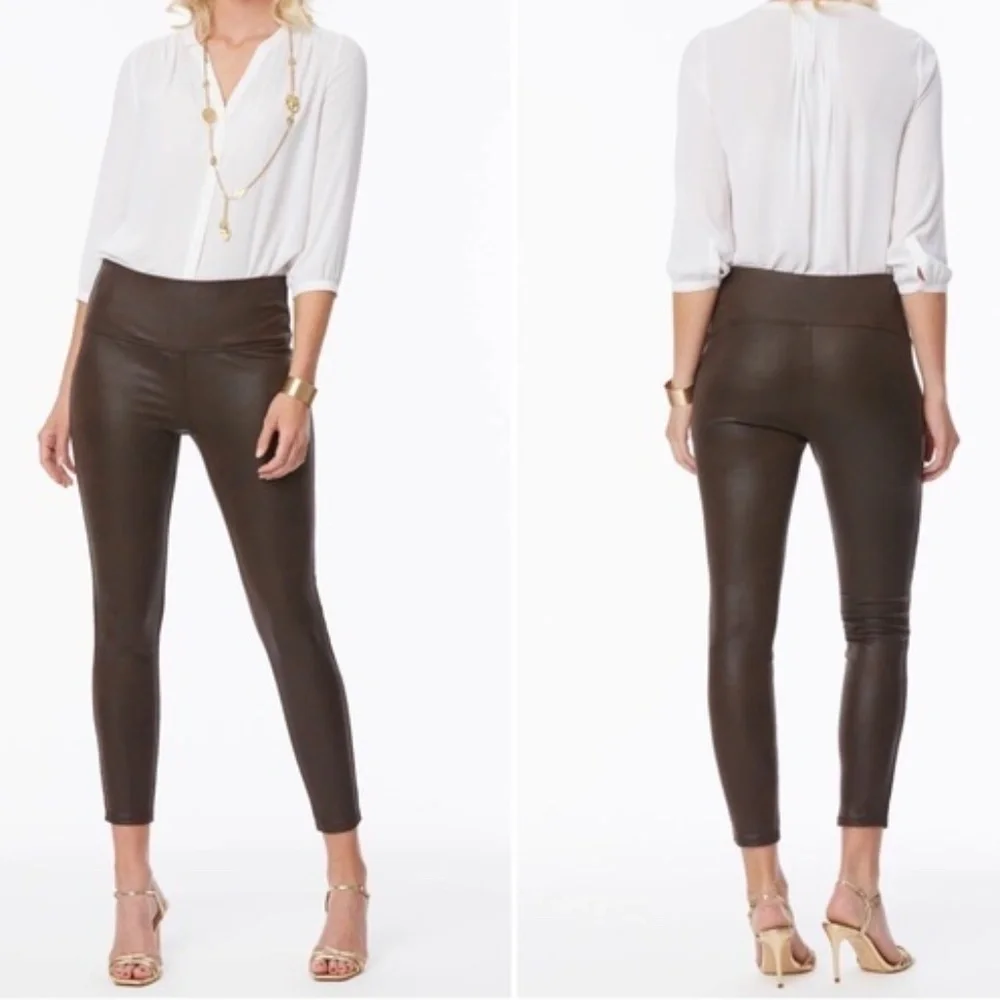 NYDJ Lift Tuck®‎ Coated Legging Pants In Black M